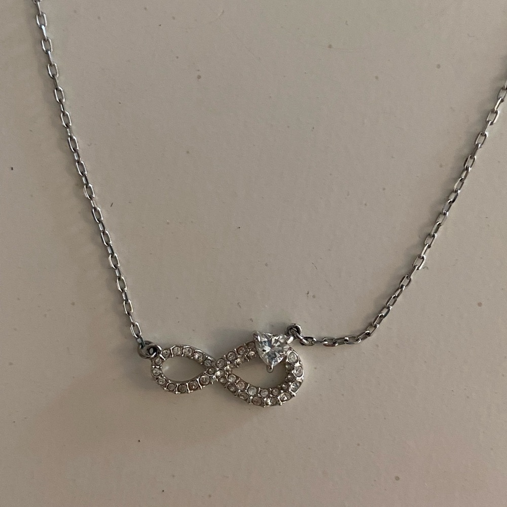 Sterling Silver Infinity necklace.
